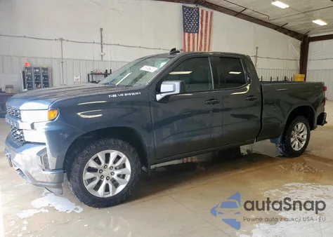 2020 Chevrolet Silverado C1500 Custom из США, поврежденный, VIN 1GCRWBEK2LZ218582